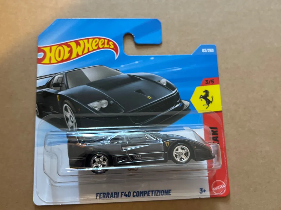 Hot Wheels Ferrari F40 Competizione Black MOC