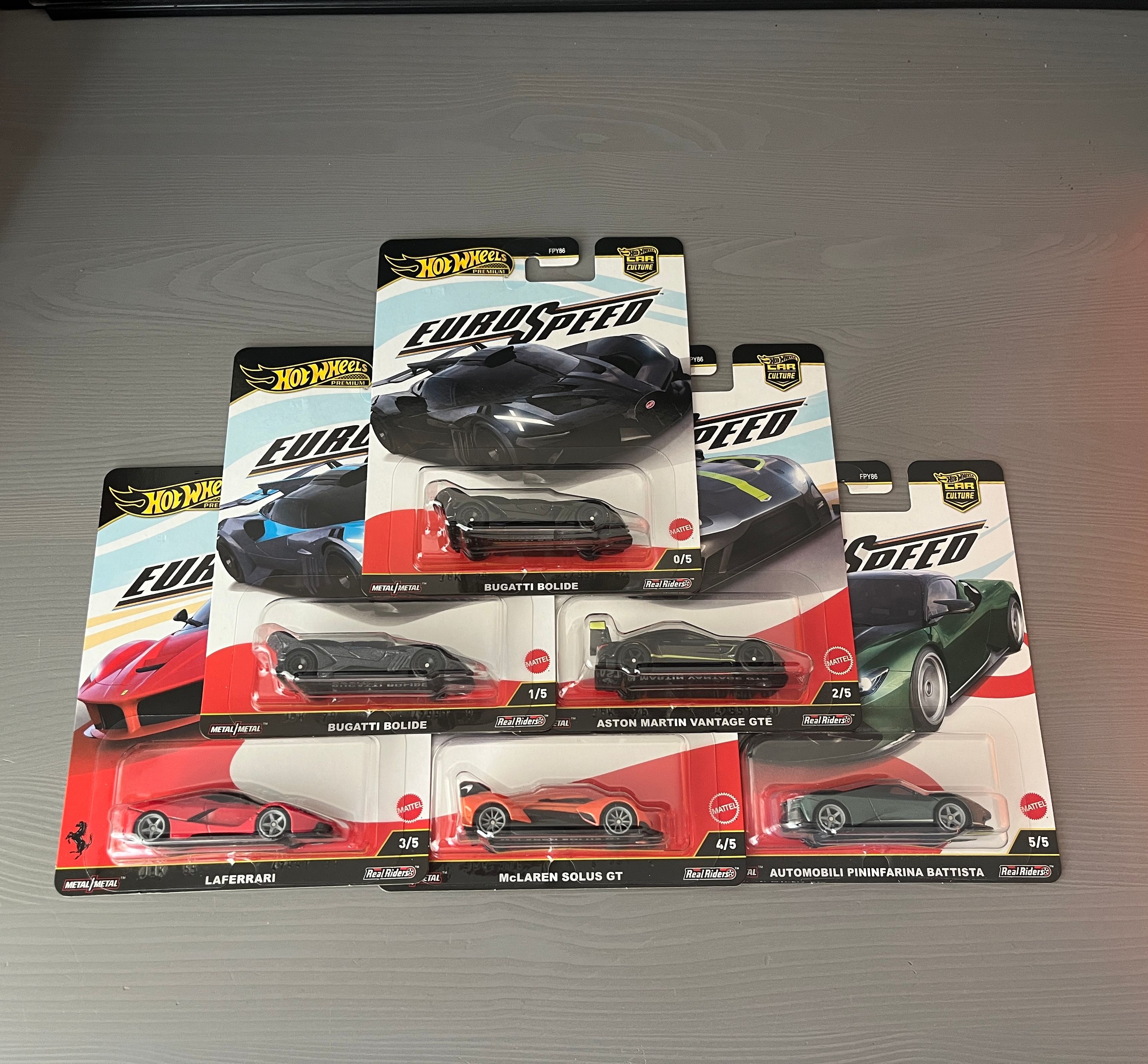 Hot Wheels Euro Speed Premium Set inkl. Chase